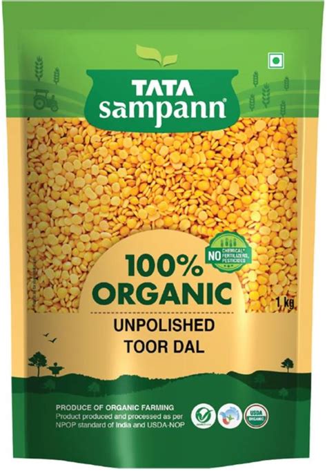 Tata Sampann Organic Yellow Toorarhar Dal Split Price In India Buy