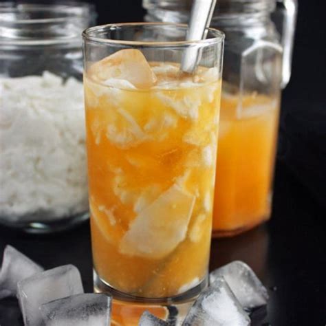 Es Jeruk Kopyor - Coconut and Orange Juice | Recipe | Homemade orange juice, Orange juice