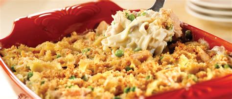 Ounces campbell's cream of chicken soup (regular or 98% fat free). Party-Size Tuna Noodle Casserole Recipe | Campbell's ...