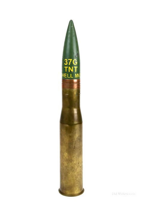 Ww2 37mm M63 37g Tnt Inert Shell