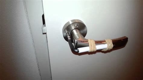 Let's find out how to open a locked door with a knife. How to lock room door from outside (and open it after ...