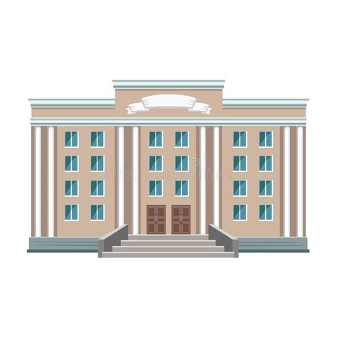 Building Of Government Vector Iconcartoon Vector Icon Isolated On