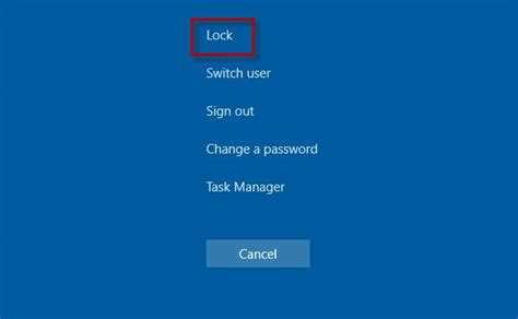 How To Quickly Lock Your Computer Screen Windows 10