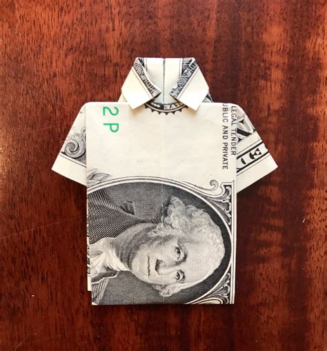 Money Origami Shirt And Tie Folding Instructions Archives Easy Origami
