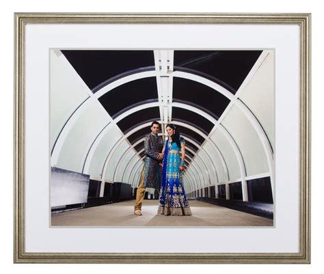 Classic Silver Frame with Double Matting...awesome perspective shot ...