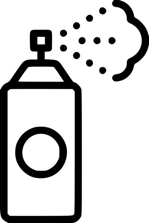 Download joker black & white. Airbrush Spray Deodorant Tool Svg Png Icon Free Download ...