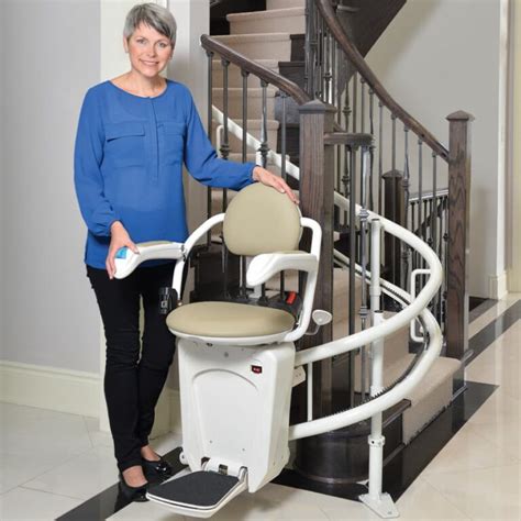 Savaria Stairfriend Curved Stair Lift Stair Chair Lifts For Allentown