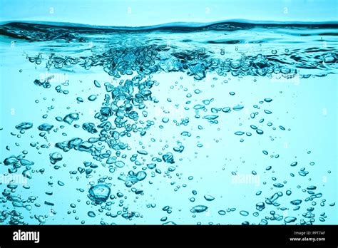 Fresh Water With Bubbles Texture Background Stock Photo Alamy