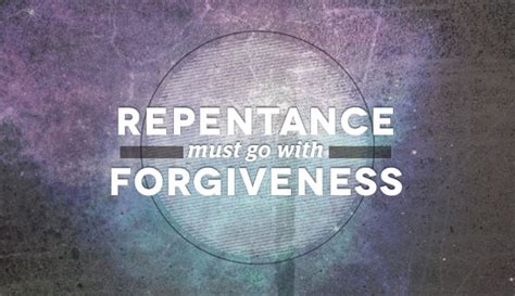 Forgiveness Forgiveness And Repentance