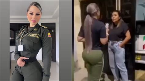 Polic A M S Sexy De Colombia Protagoniza Acalorada Discusi N Con Una