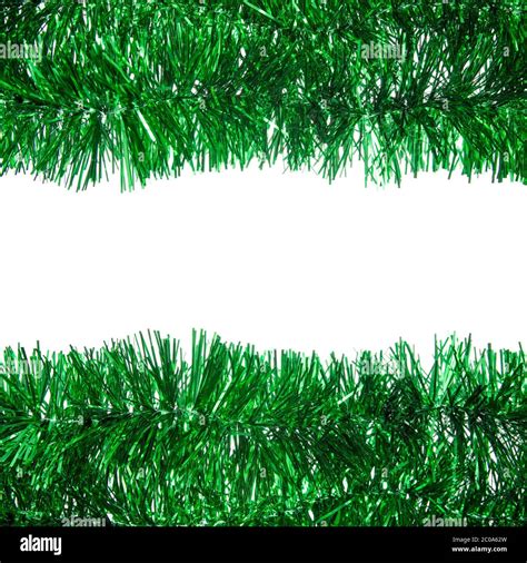 Green Christmas Tinsel Border Hi Res Stock Photography And Images Alamy
