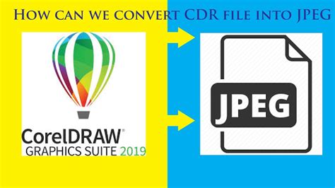 How Can We Convert Corel Draw File Into Jpeg Youtube