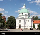 Church of Saint Casimir in the New Town Market Square of Warsaw in ...