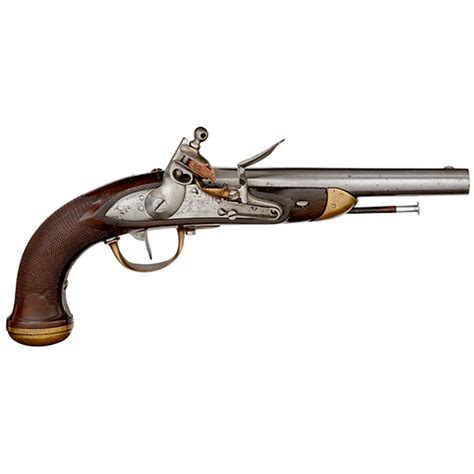 Model Single Shot Flintlock Pistol Maubeuge Cowan S Auction My XXX Hot Girl