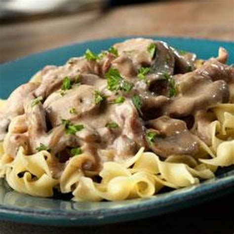 Add cream of mushroom soup, cream of celery soup, paprika, salt, and black pepper. Slow Cooker Creamy Beef Stroganoff Recipe Main Dishes with ...