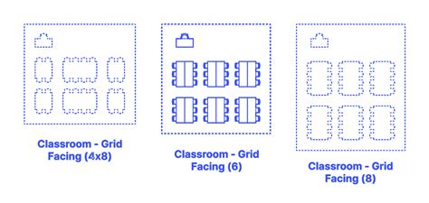 Classroom Grid Facing 6 Dimensions And Drawings