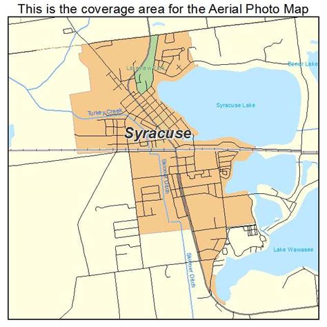 Aerial Photography Map Of Syracuse In Indiana