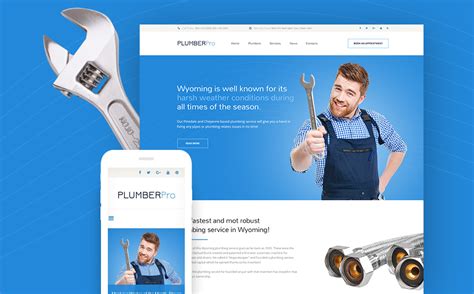 Plumbing Bootstrap Website Template