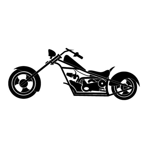 Motorcycle Silhouette Sticker Clone