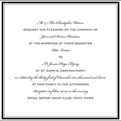 Traditional Wedding Invitation Wording Formal Wedding Invitations Tea Party Invitations