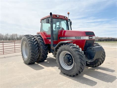 1996 Caseih 7220 Tractor Sold High Today On Wisconsin Farm Auction