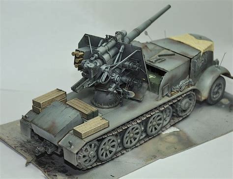 88mm Flak 18 Selbsfahrlafette Dioramas