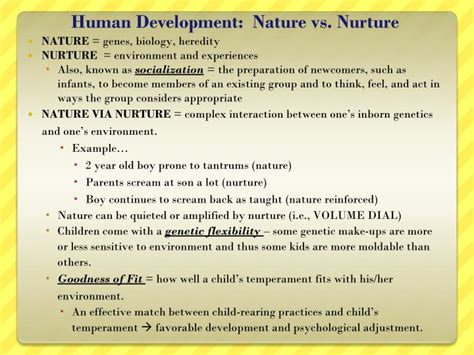 Ppt Human Development Nature Vs Nurture Powerpoint Presentation