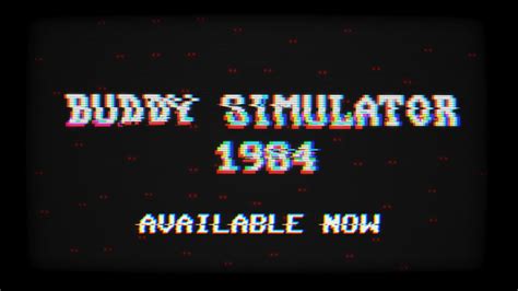 Buddy Simulator 1984 Launch Trailer Nintendo Switch Youtube