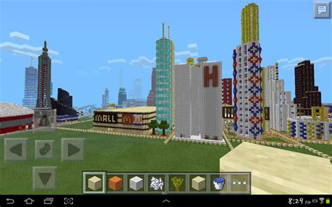 Minecraft Pe Gigantic City The Biggest City In Pocket Edition New