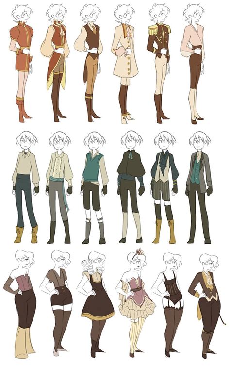 Boy Cloths Drawing Clothes Character Design References