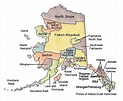 Map of Alaska and County Map