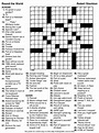 Printable Universal Crossword - Printable Crossword Puzzles