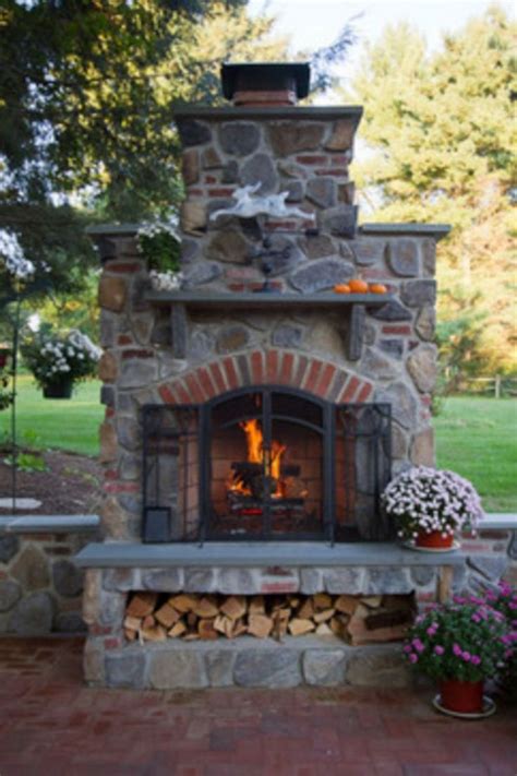 20 Rustic Outdoor Fireplace Designs Ideas For Your Barbecue Party In