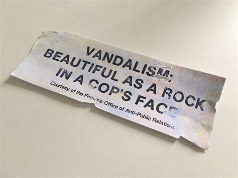 Kurt Cobain Vandalism Guitar Sticker Beautiful As A Rock In A Cops