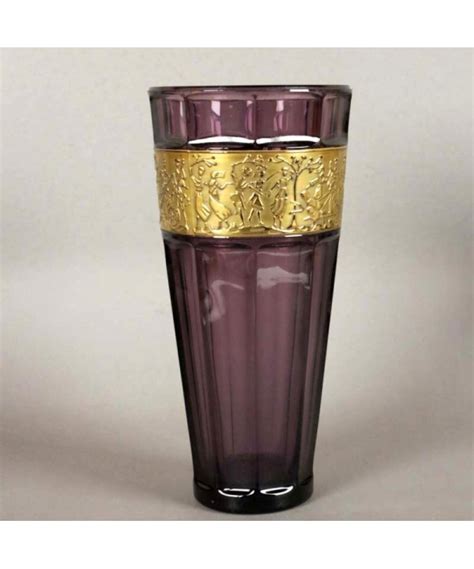 Art Nouveau Glass Vase By Moser Karlsbad 1890 1919