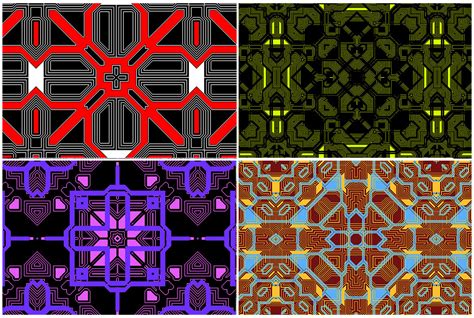 10 Techno Pattern Backgrounds Filtergrade