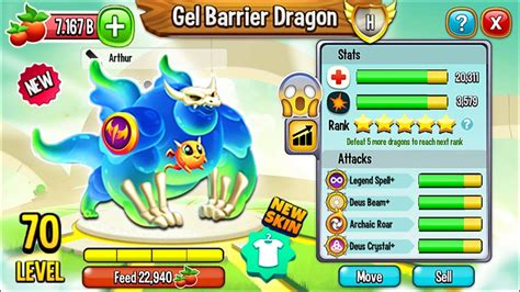 Dragon City Gel Barrier Dragon New Legendary Exclusive Dragon 2020