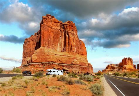 Arches National Park Desert Landscape Utah Stock Photo Image Of