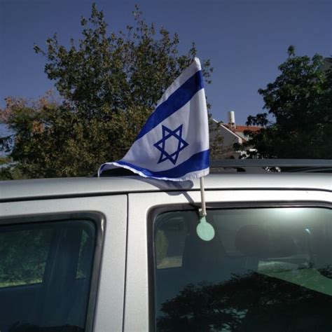 Israeli Israel Car Window Flags Flag New Patriotic Free Shipping