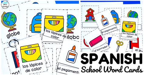 La Escuela Spanish School Vocabulary Flashcards Laptrinhx News