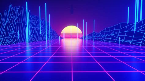 Sunset Synthwave 4k Hd Wallpaper Rare Gallery