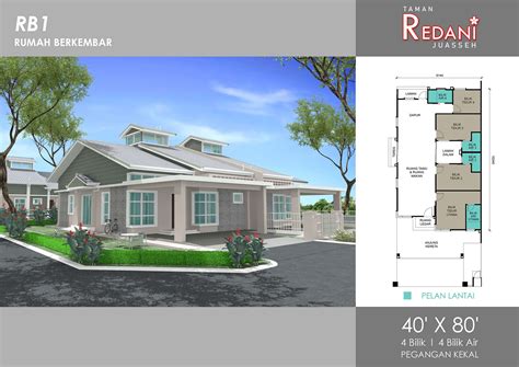 House Design With Floor Plan And Perspective Floor Roma