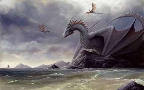 Dragon Fantasy Artwork Wallpaper Hd Artist 4k Wallpapers Images Gambaran