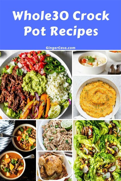 If you refrigerate canned broths before using them, the fat will congeal in a layer on. Whole30 Crock Pot Recipes - 20+ Compliant Recipes | Healthy crockpot recipes, Crockpot recipes ...
