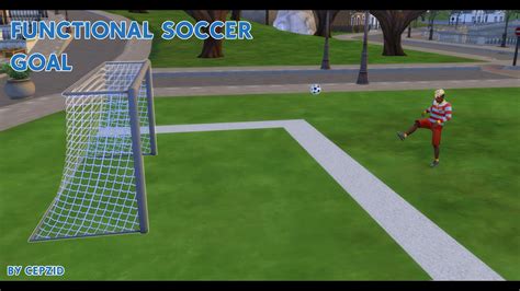 The Sims 4 Functional Soccerfootball Goal Youtube