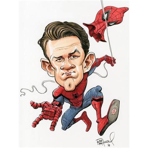 Did some caricature research and made a goal to push as far as i could. Pin by Javier Fernandez on Caricature (With images) | Sketches, Caricature sketch, Tom holland