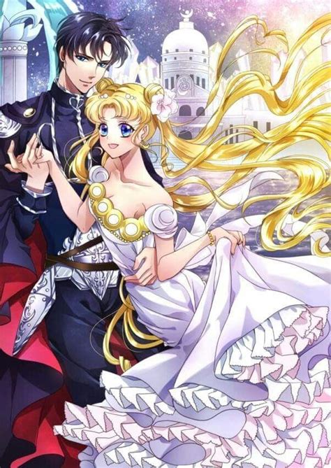 In sailor moon, the original greek myth is divided between queen serenity (the goddess) and princess serenity. Princess Serenity and Prince Endymion (With images ...