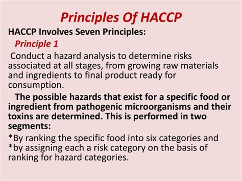 These are typically associated with the implementation of haccp programs. PPT - Hazard Analysis Critical Control Points(HACCP ...