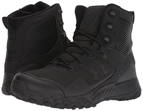 Under Armour Men S Valsetz Rts 1 5 Side Zip Military And Tactical Boot Black 001 Black 9