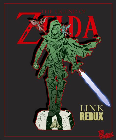 The Legend Of Zelda Fanart Link Redux By Davywagnarok On